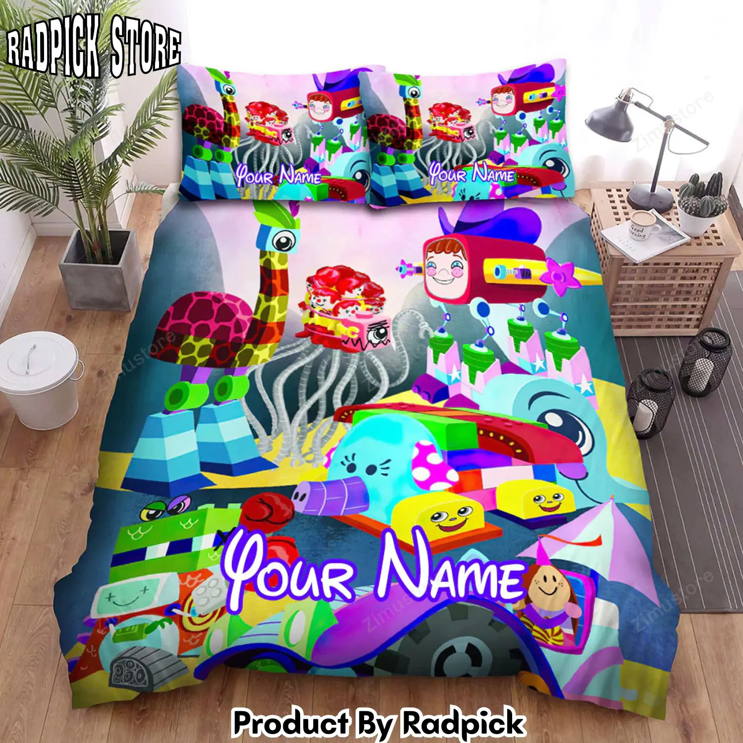 Radpick the lego movie 2 the second part 28201929 movie illustration 3 bed sheets duvet cover personalized name bedding sets rp3271124